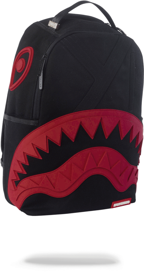 Sprayground- Villain Rubber Shark Backpack - Backpack Clipart (489x919), Png Download