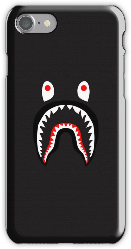 The Bathing Ape Shark Iphone 7 Snap Case - Bape Shark Wallpaper Iphone Clipart (750x1000), Png Download