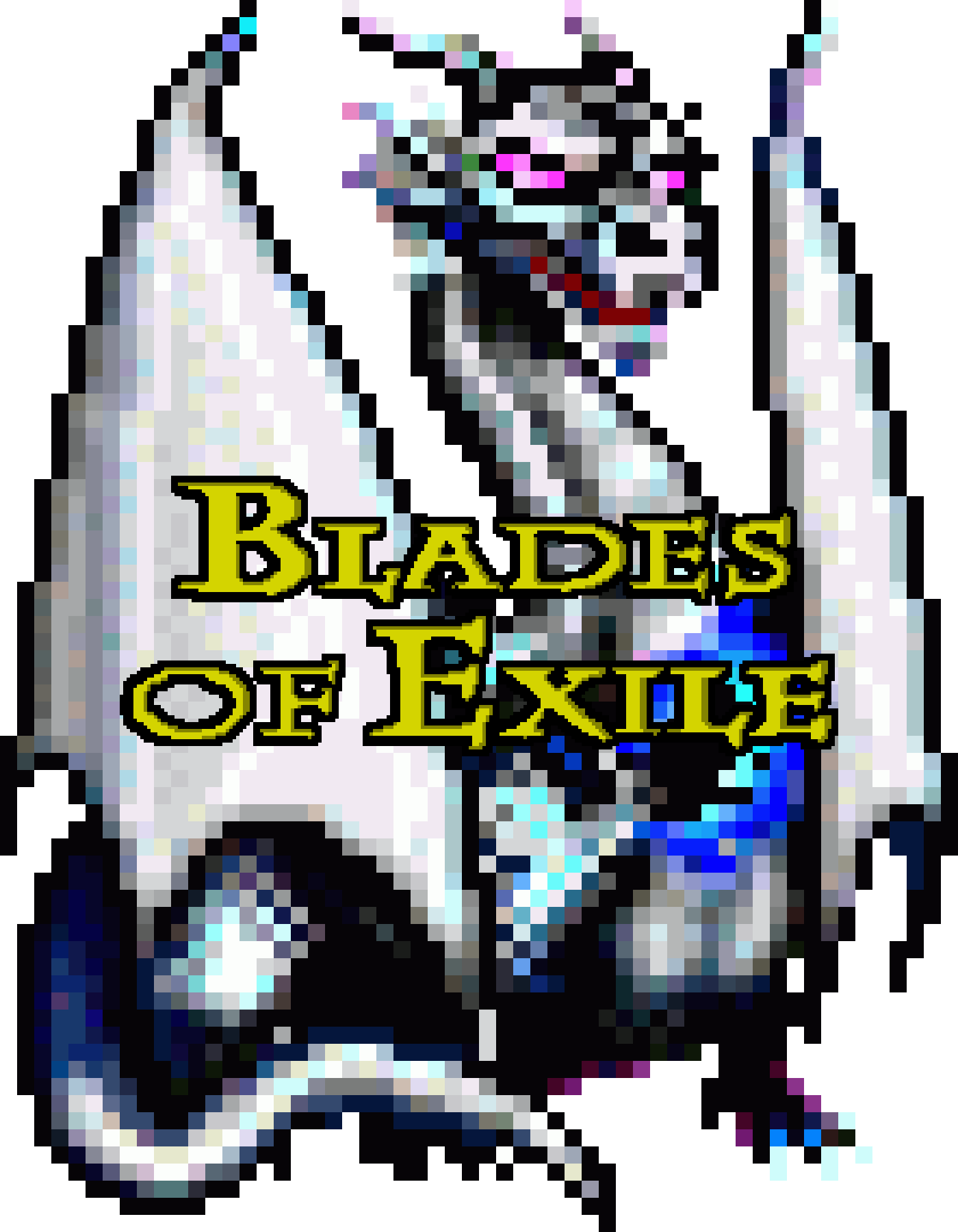 Blades Of Exile White Dragon - Graphic Design Clipart (1400x1800), Png Download