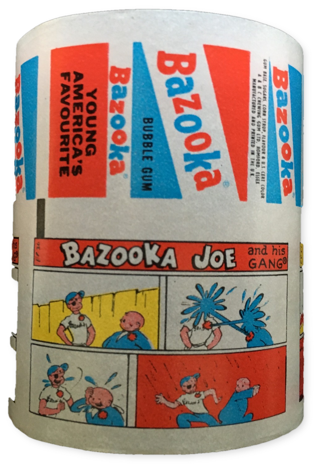 This Genuine A&bc Bazooka Joe Uncut Factory Strip Is - Bazooka Joe Comics Clipart (1200x1600), Png Download