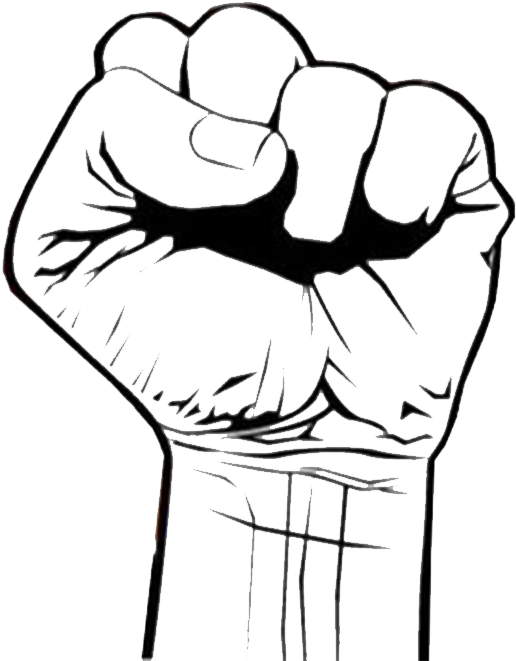 Hand Finger Upper - Puño Png Fondo Transparente Clipart (1000x1000), Png Download