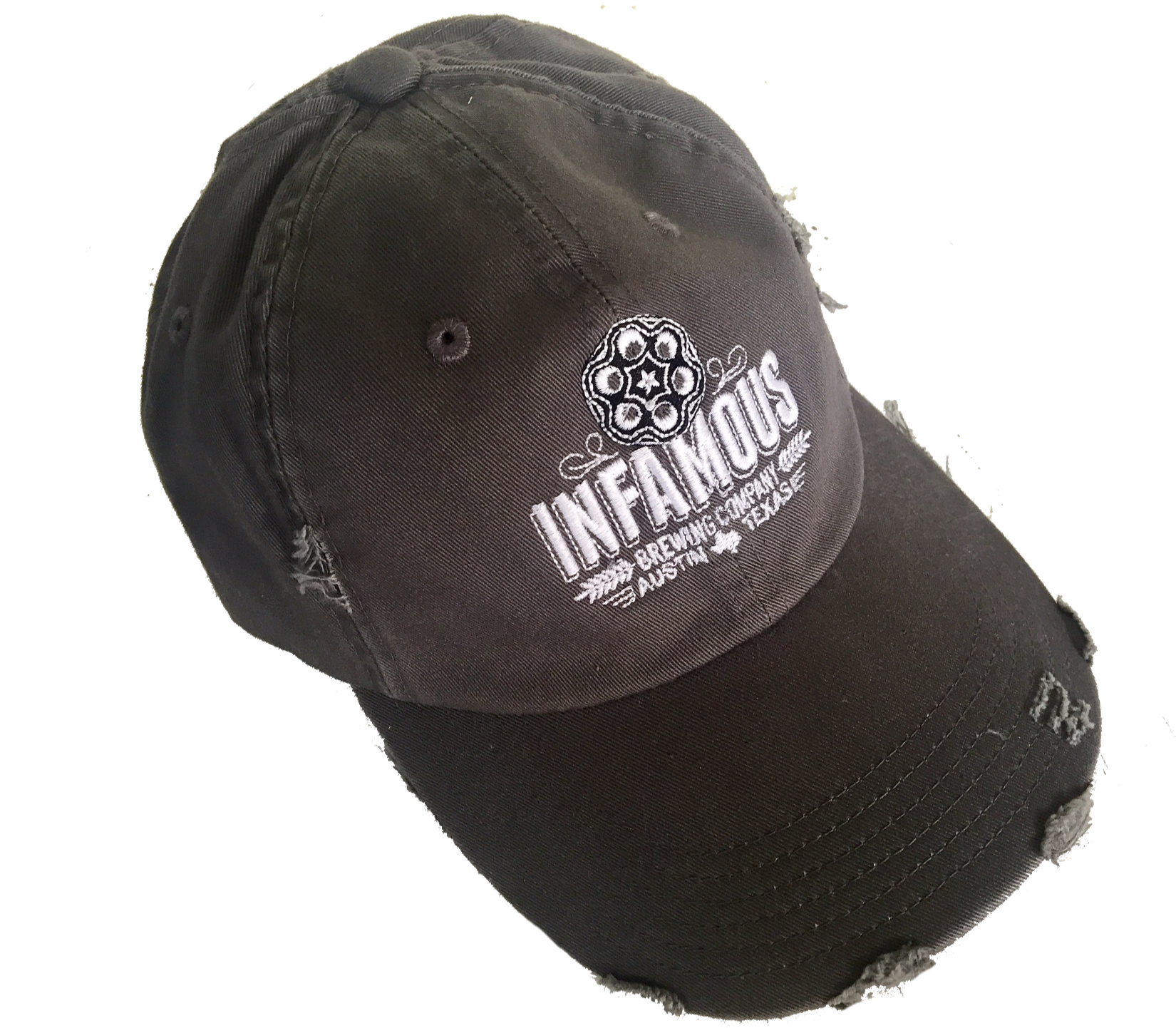 Distressed Hat Grey - Baseball Cap Clipart (1720x1474), Png Download