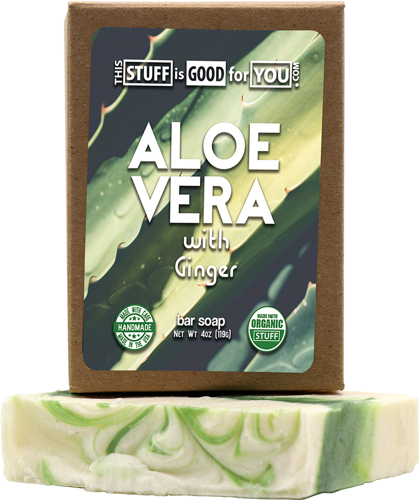 Aloe Vera Bar Soap - Mint Clipart (980x980), Png Download