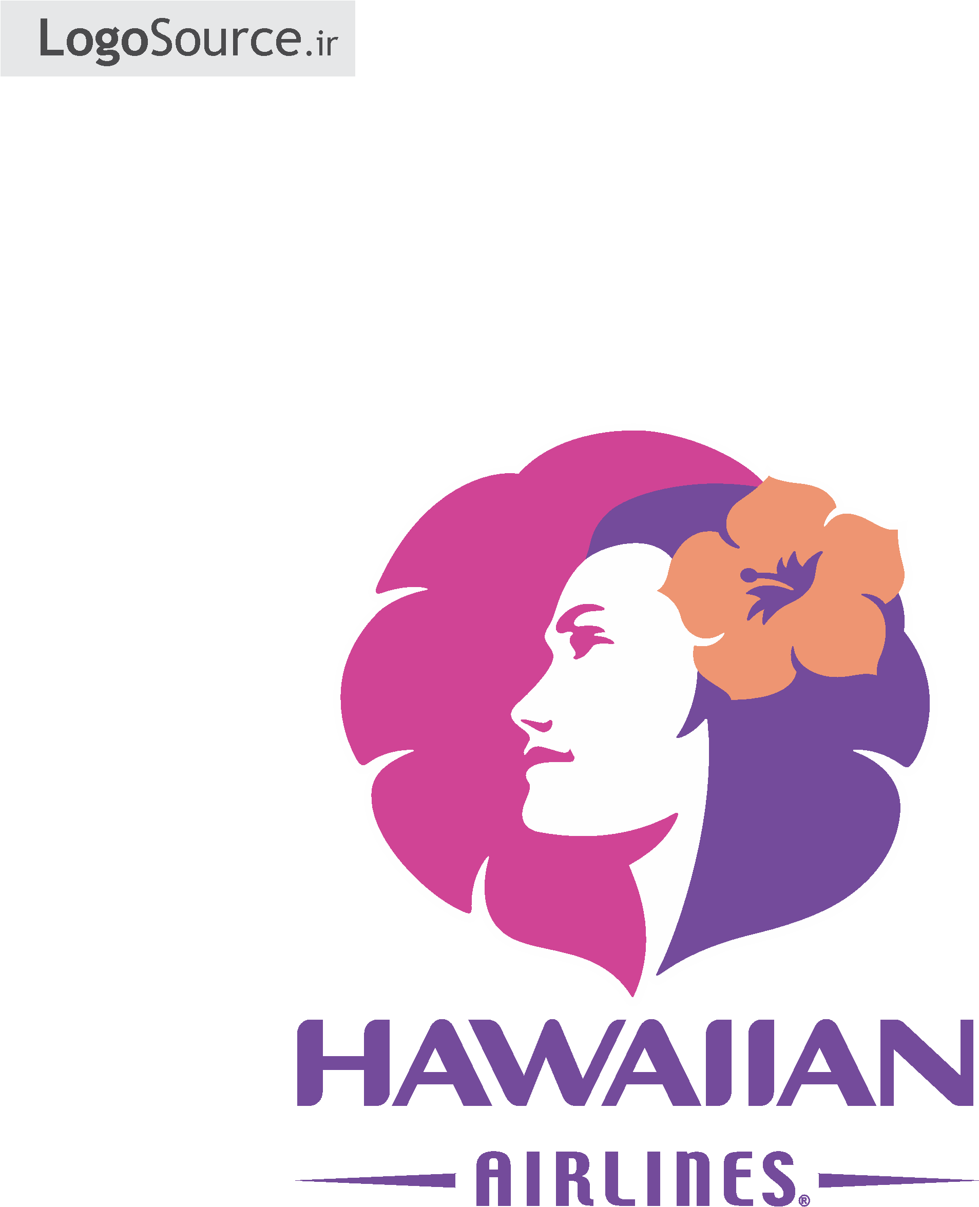 File Png - Hawaiian Airlines Logo Png Clipart (2480x3507), Png Download