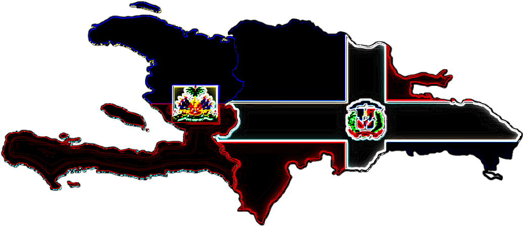 Haiti Map Clipart (1044x480), Png Download