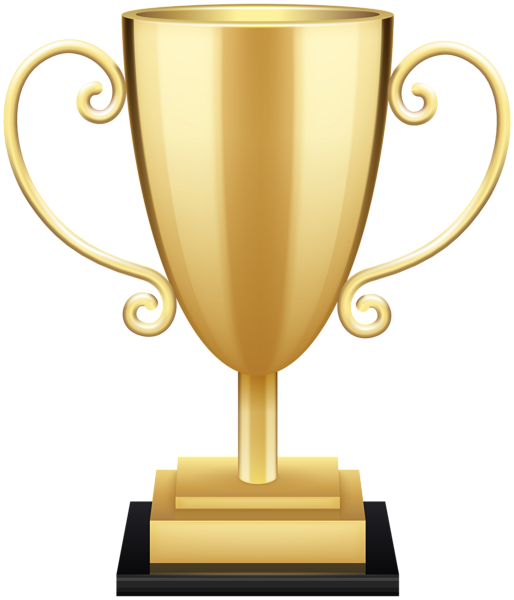 Golden Cup Trophy Png Clip Art Image - Golden Cup Transparent (514x600), Png Download