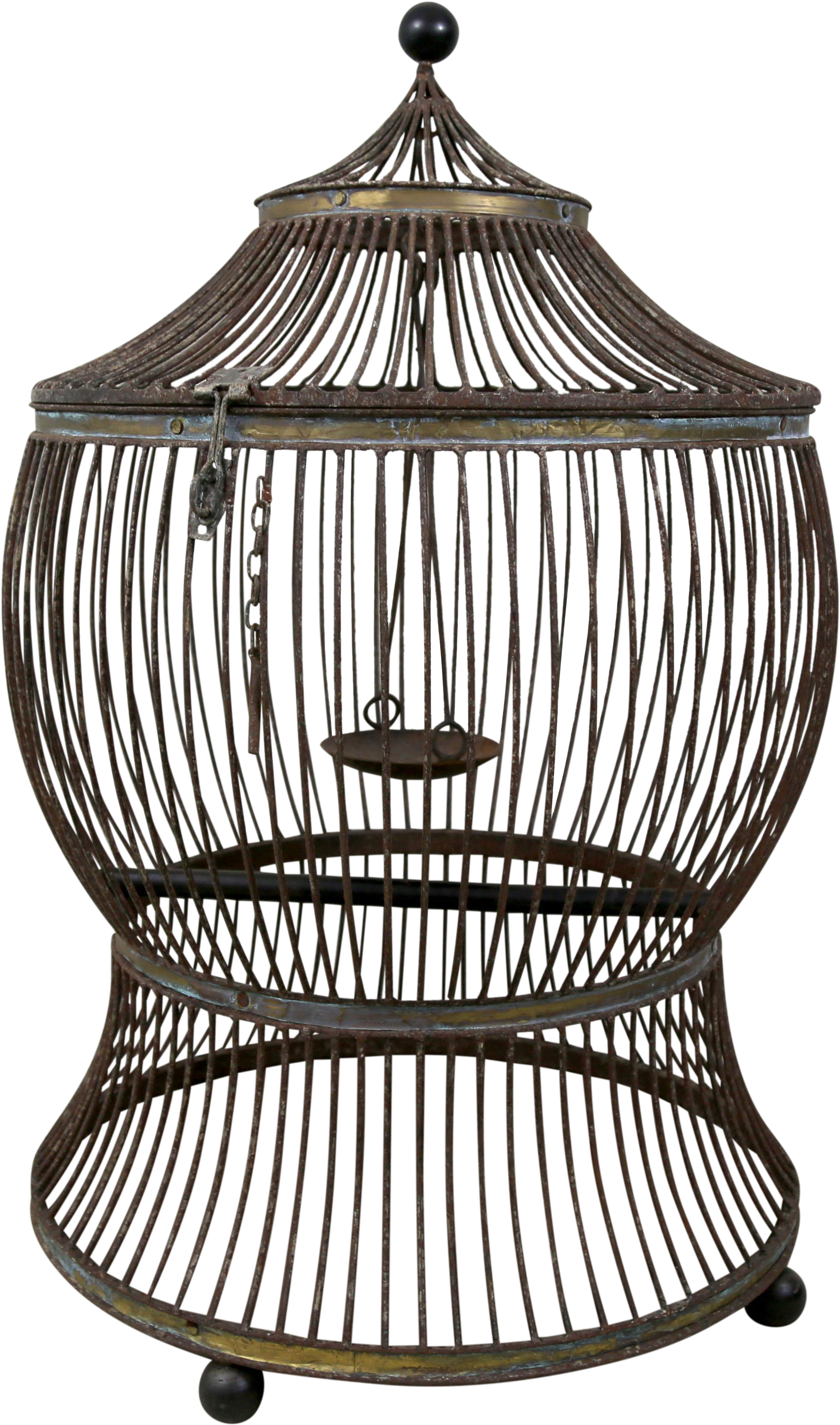 Vintage Pagoda Bird Cage On Chairish - Vintage Pagoda Bird Cage Clipart (2172x3684), Png Download