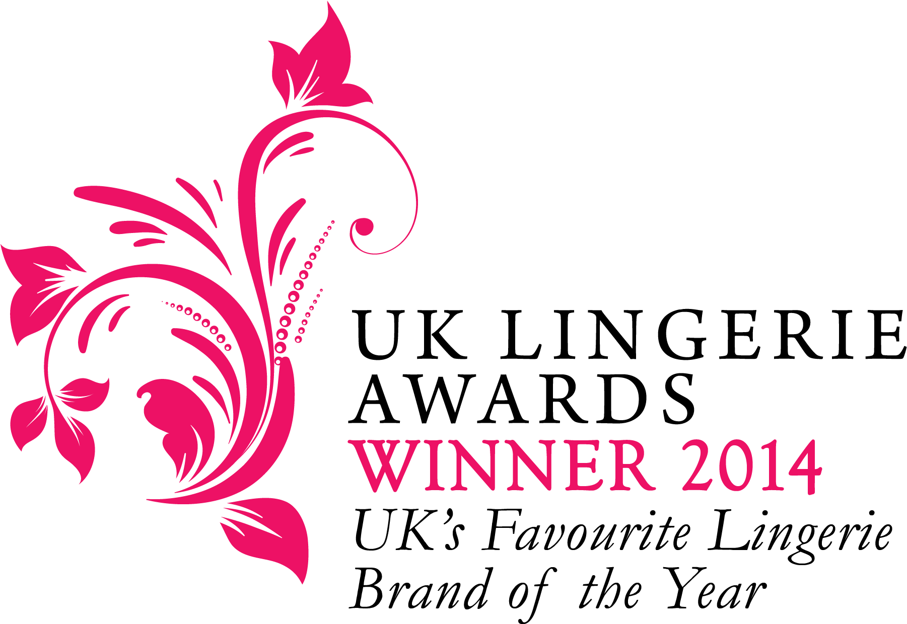 Uk Lingerie Awards Winner 2014 - Uk Lingerie Awards Clipart (2622x1718), Png Download