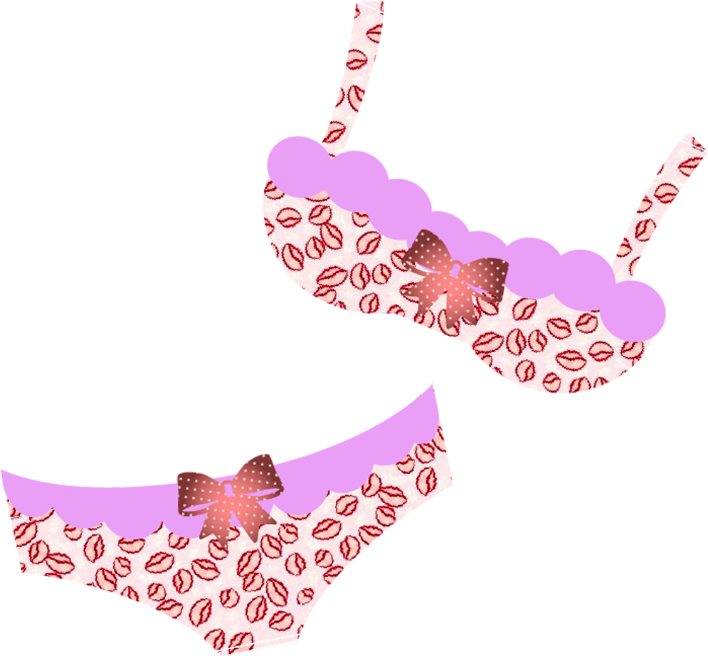 Lingerie Em Png - Desenho Lingerie Fundo Transparente Clipart (1124x1028), Png Download