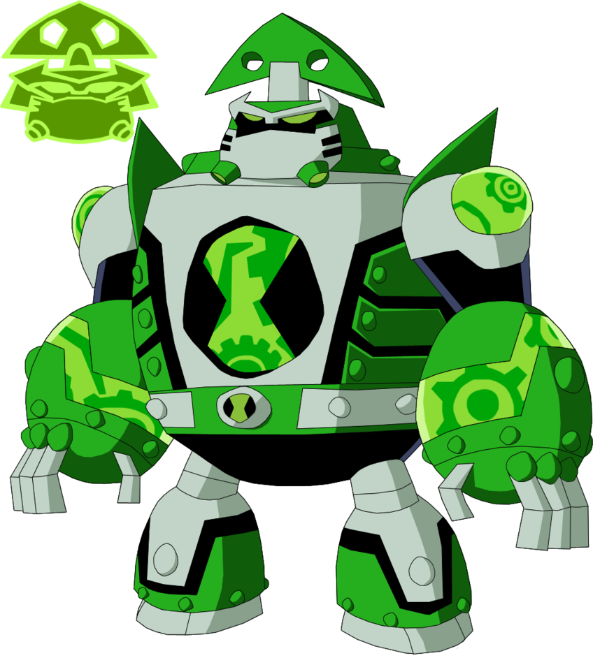 Ben 10 Biomnitrix Fusions Clipart (848x942), Png Download