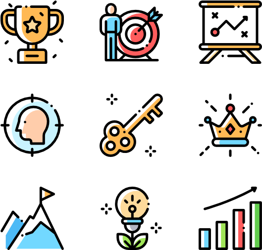 Goal Vector Business Clipart (600x564), Png Download