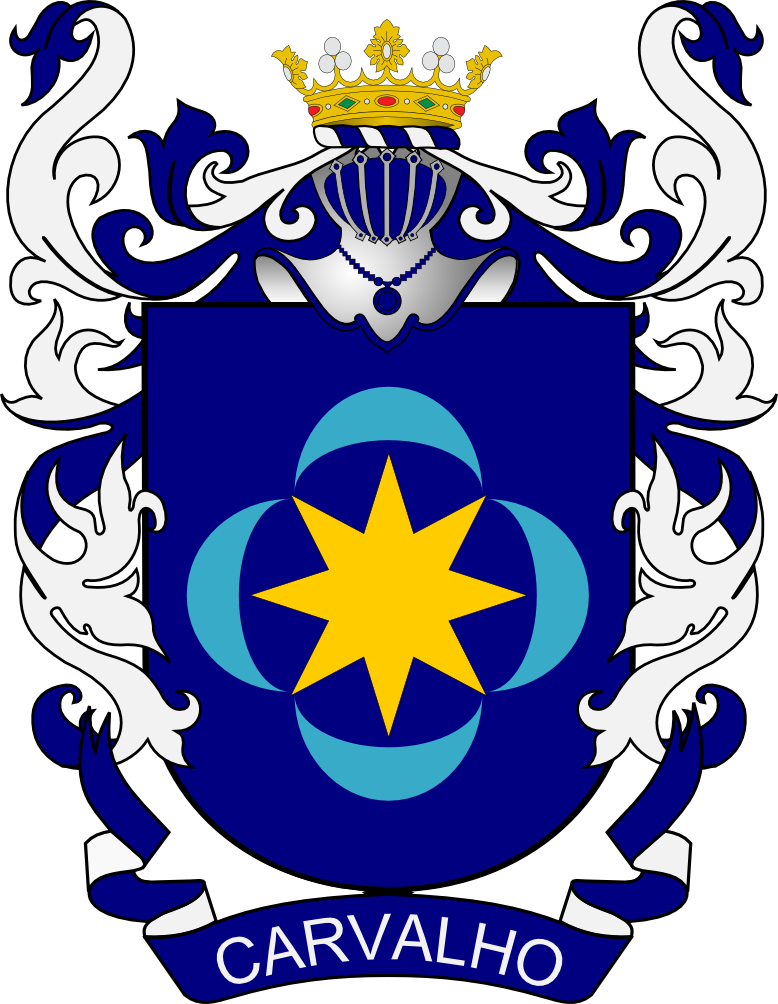 Brasão Da Familia Carvalho Clipart (778x1004), Png Download