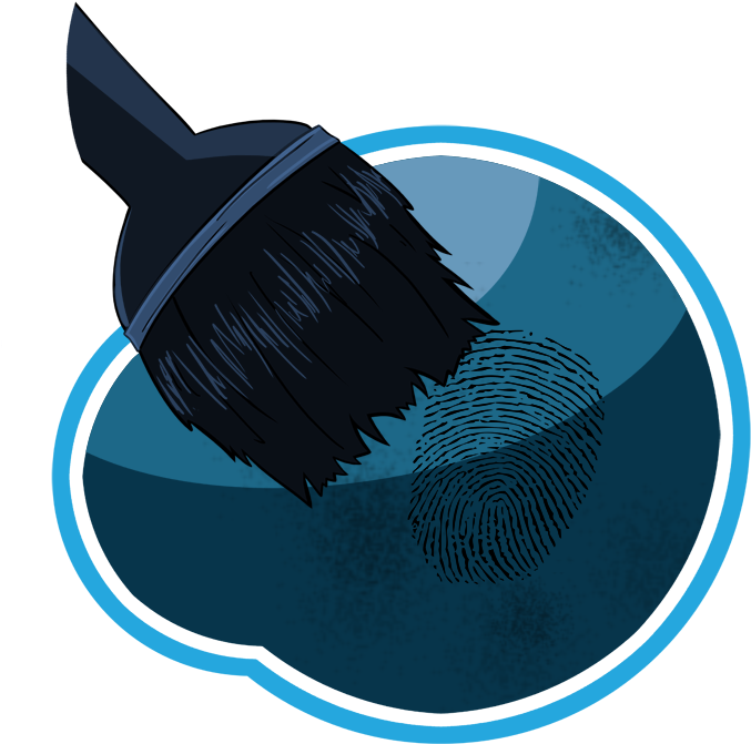 Mystery Clipart Fingerprint - Graphic Design - Png Download (720x720), Png Download