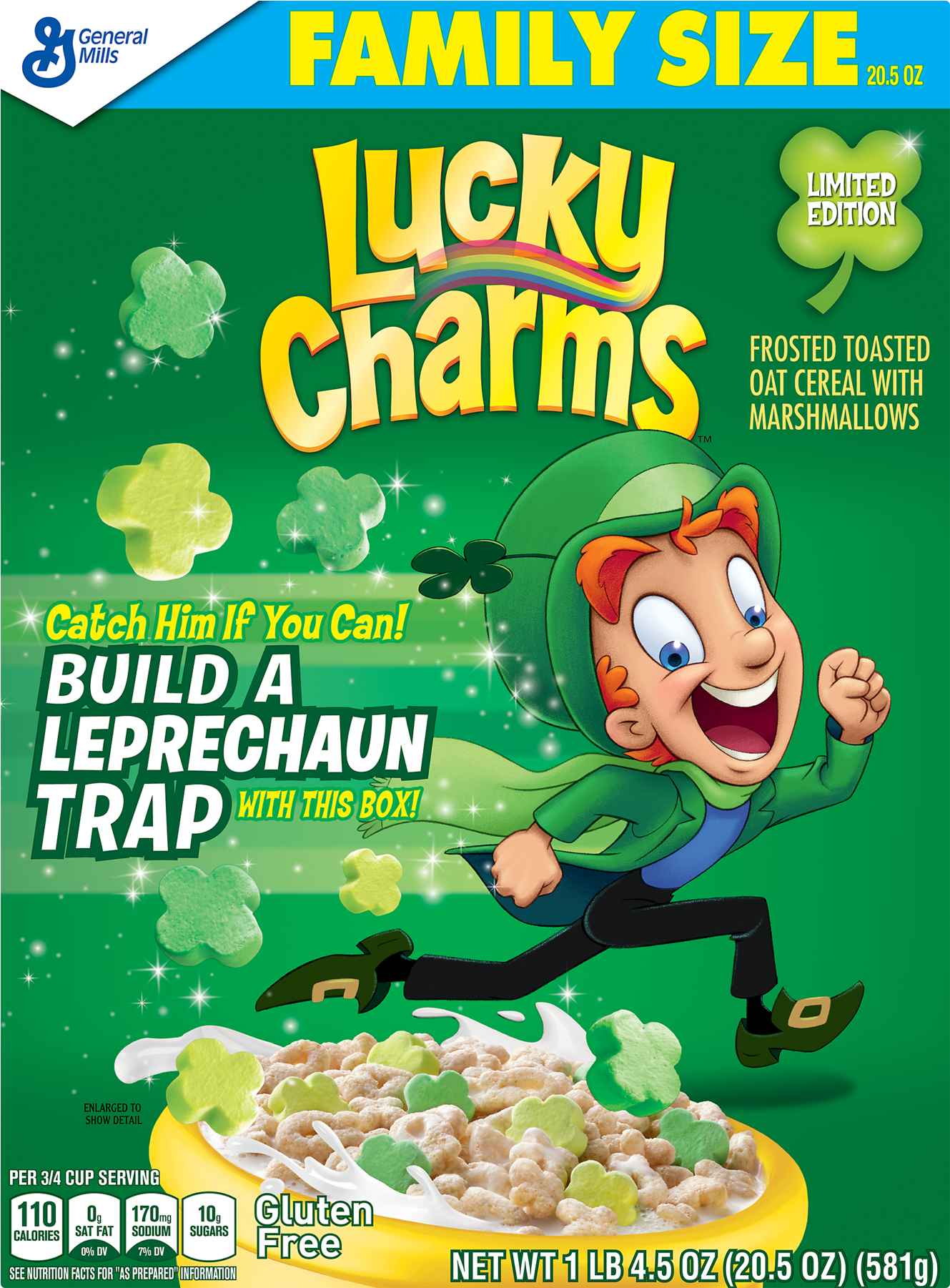 Unicorn Lucky Charms Cereal Clipart (1800x1800), Png Download