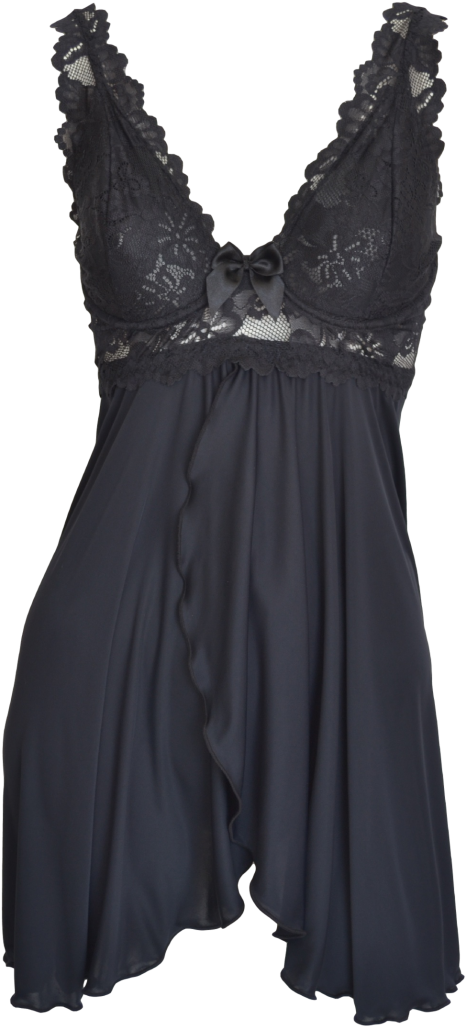 A Sedução Lingerie Possui As Mais Belas Lingeries E - Little Black Dress Clipart (800x1200), Png Download