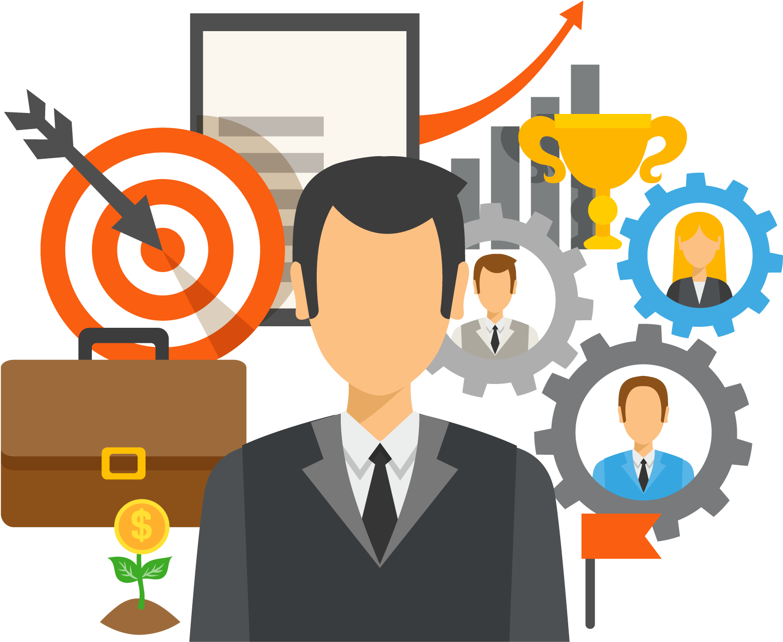 Of Course, Developing Your Employee Engagement Offering - Business Success Png Clipart (1701x1359), Png Download
