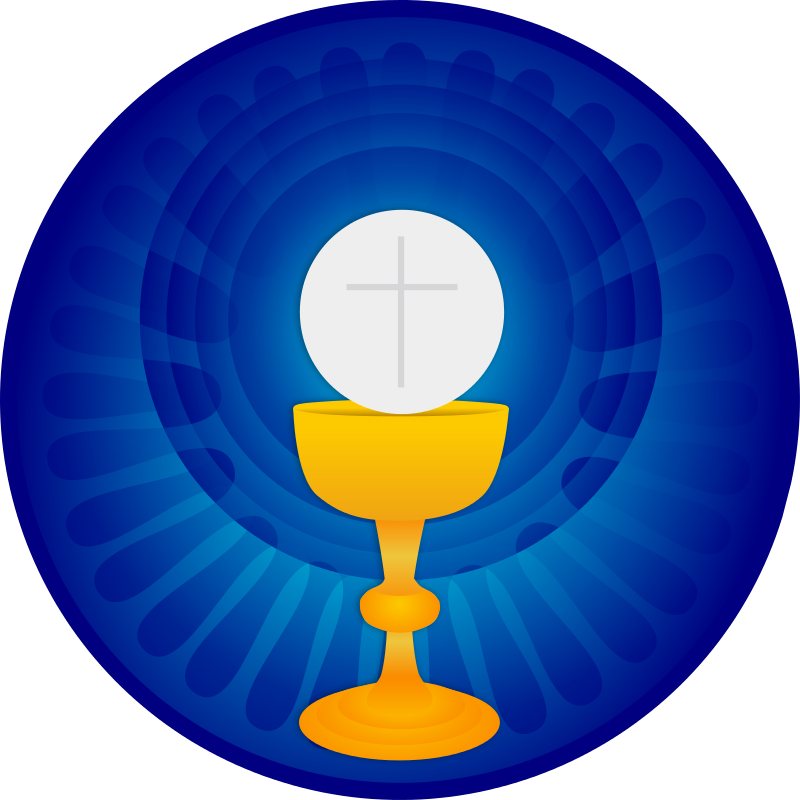 Monstrance Eucharistic Adoration First Communion - Holy Eucharist Clipart - Png Download (750x750), Png Download