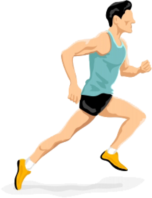 Running Man Png Free Download - Transparent Background Run Icon Png Clipart (600x783), Png Download