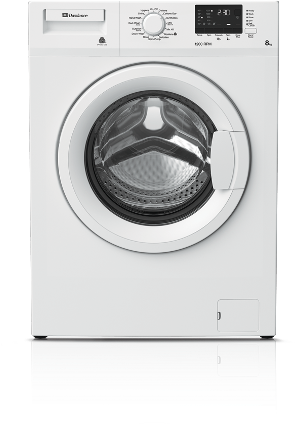 Dwf 8200w - Automatic Washing Machine Dawlance Clipart (698x951), Png Download