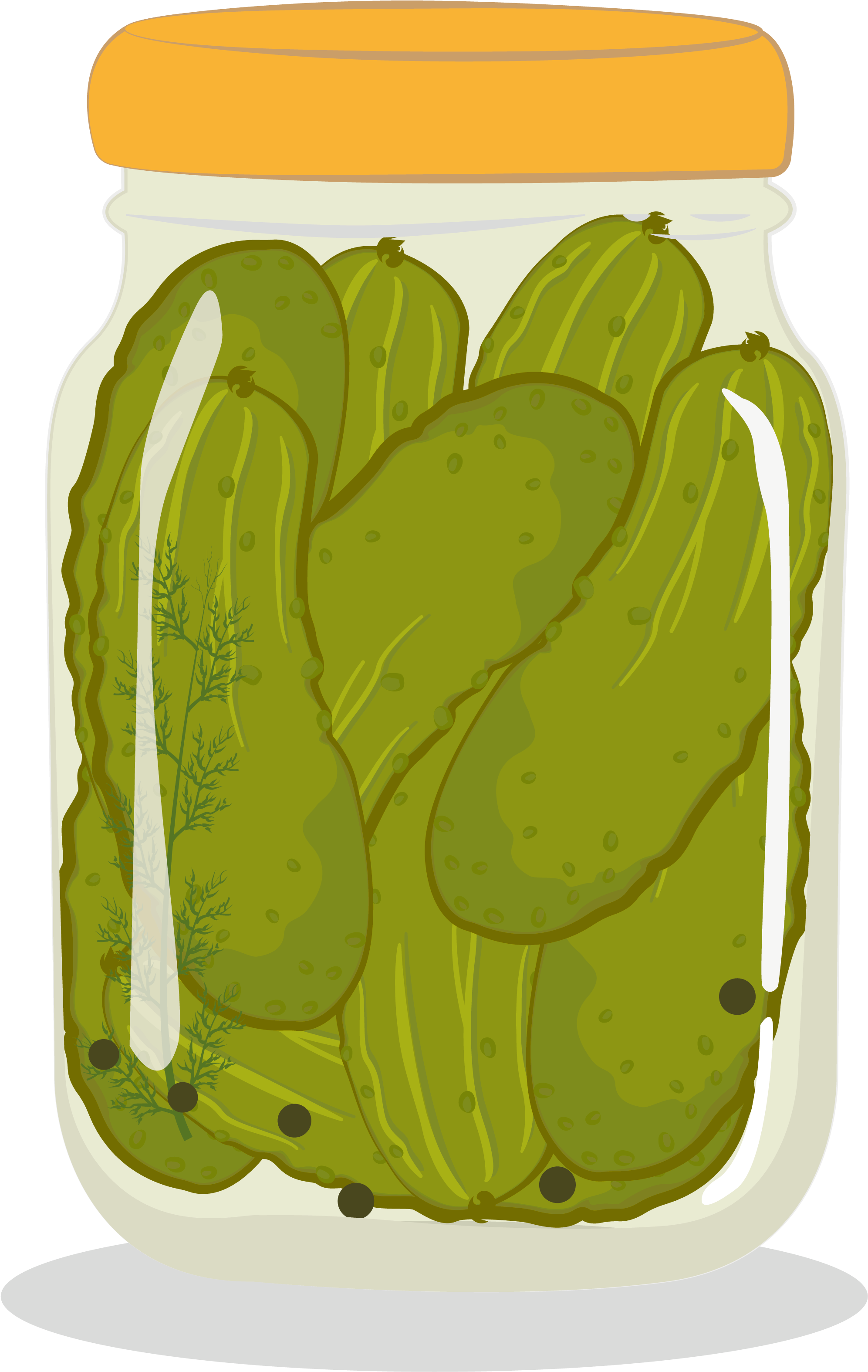 Pickled Cucumber, Pickling, Jar, Pickled Foods, Vegetable - Jar Of Pickles Png Clipart (2552x3580), Png Download