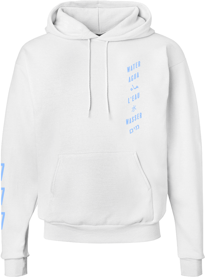 Matthew Espinosa Water Hoodie White - Jonas Bridges Merch Confidence Clipart (800x1000), Png Download