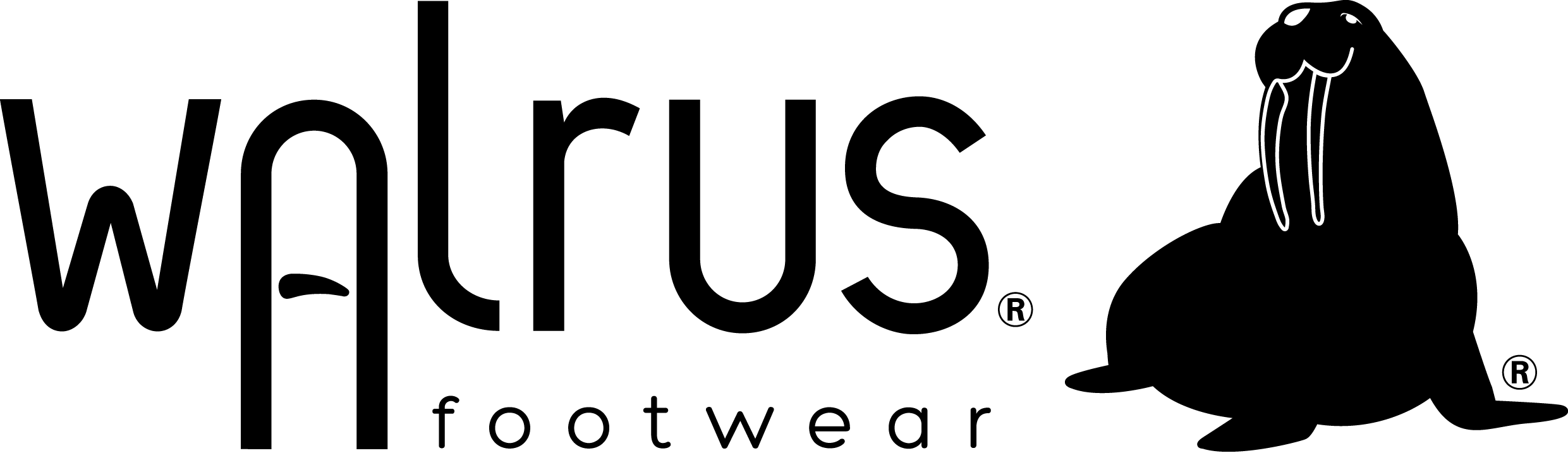 Walrus Shoes Clipart (2481x717), Png Download