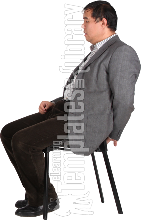 Sitting Clipart (462x720), Png Download