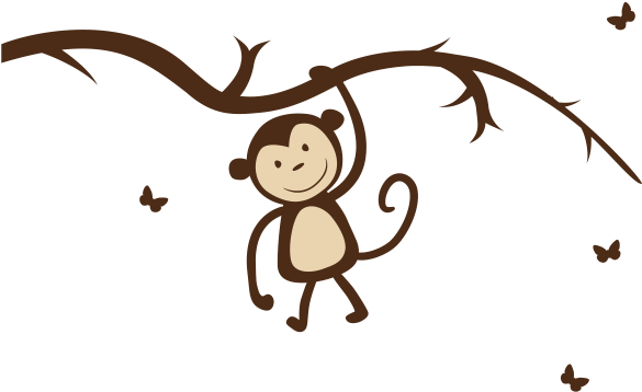 Girl On Branch Clipart (600x600), Png Download