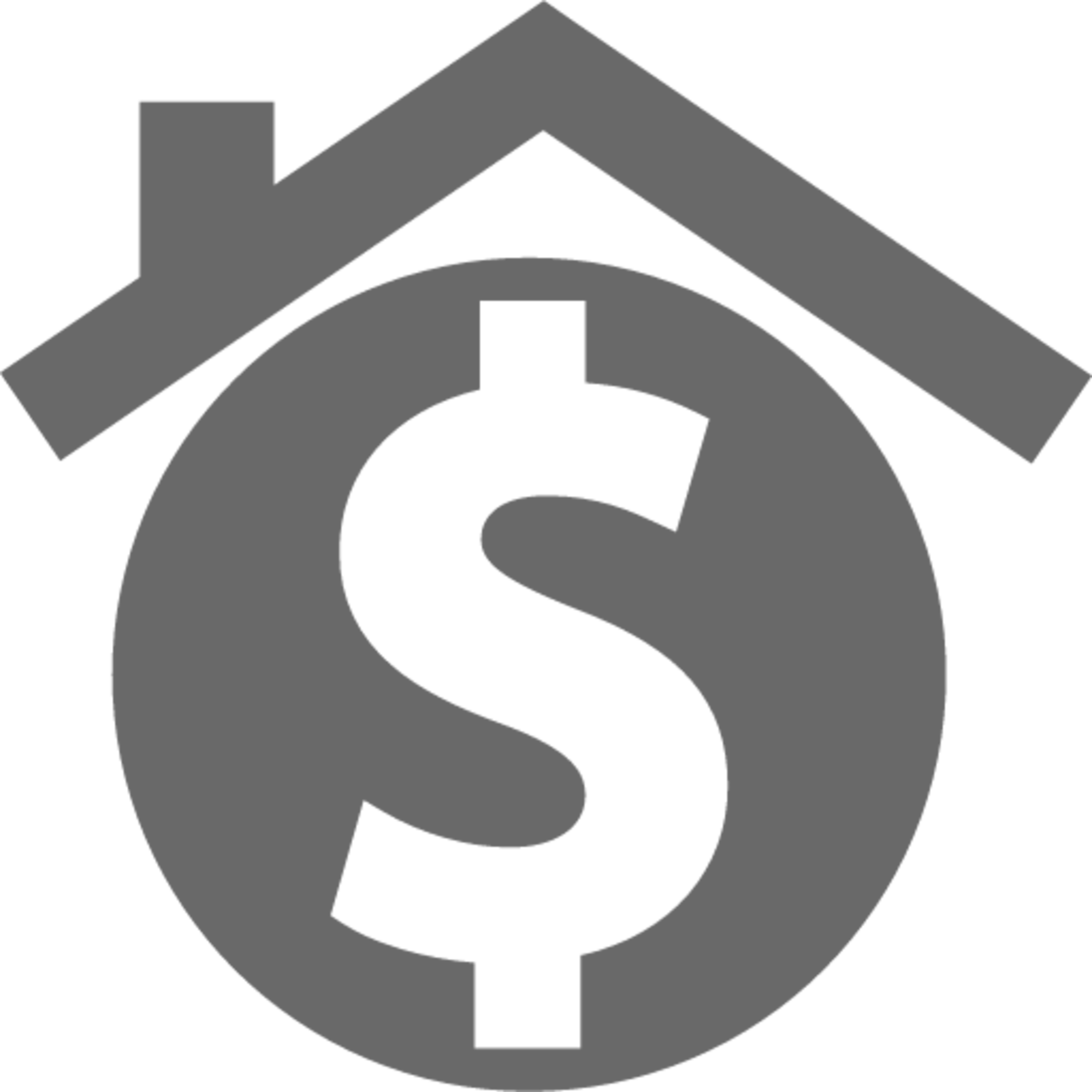 Short Sale And Foreclosure - Dollar Sign House Logo Clipart (2560x2560), Png Download