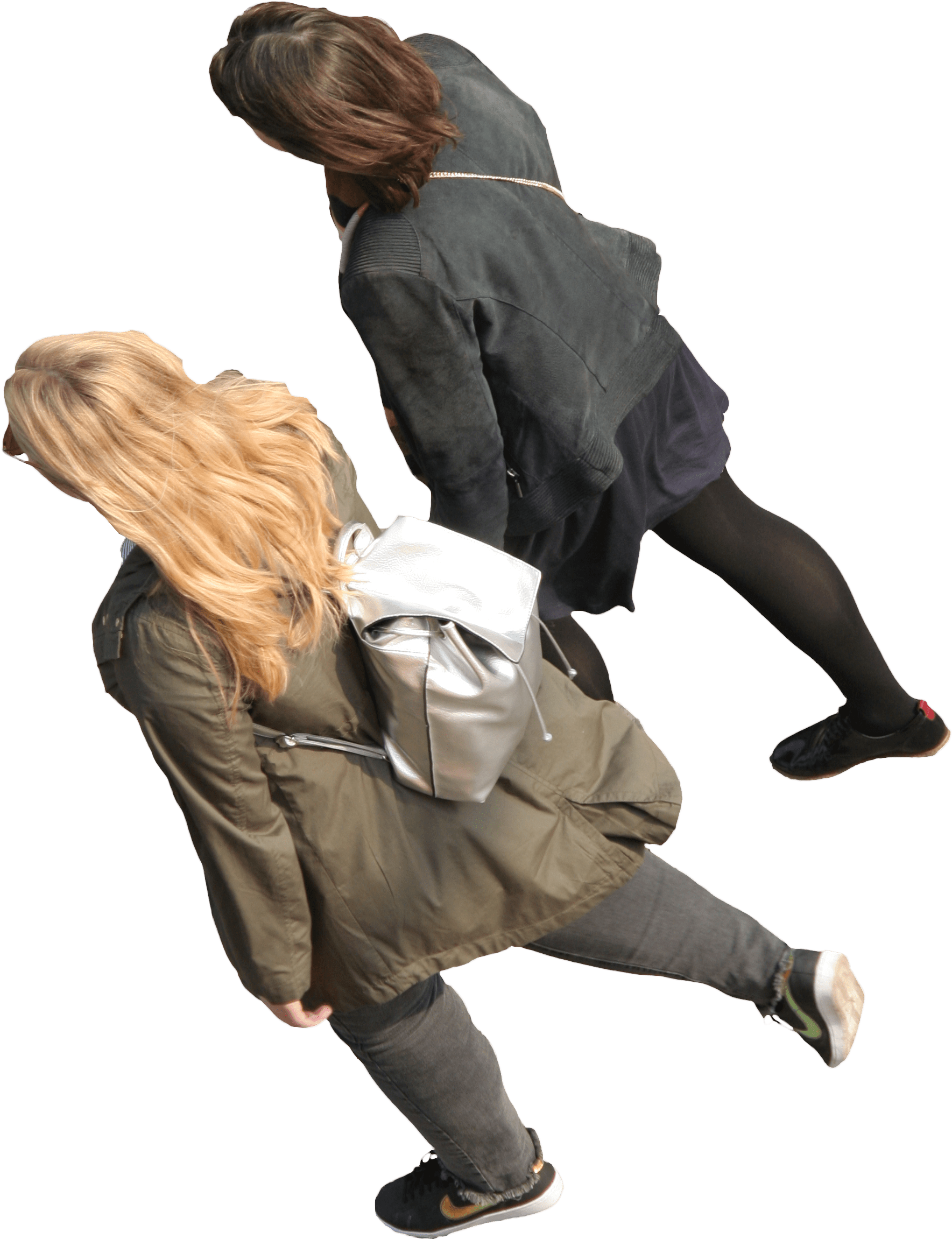 People Walking From Above Png Clipart (1947x2453), Png Download