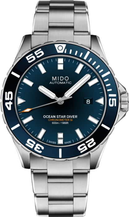 Ocean Star Diver - Mido Ocean Star Diver Clipart (494x698), Png Download