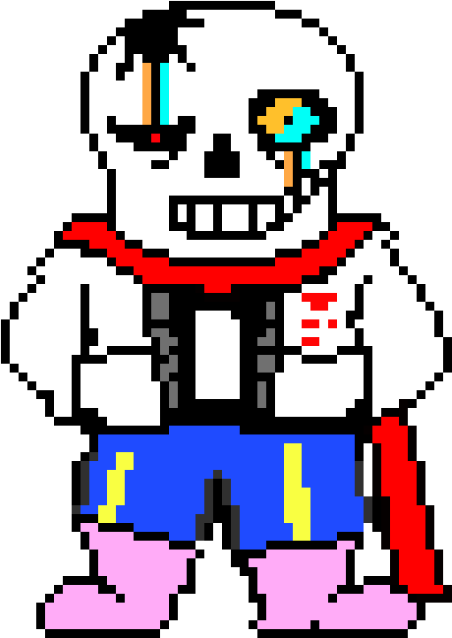 Papyrus Sans Fusion - Sans Undertale Transparent Clipart (511x721), Png Download