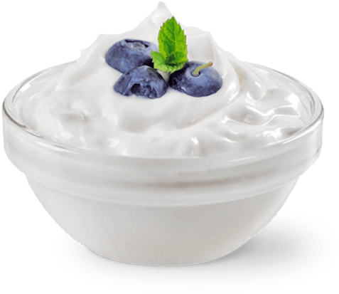 Yogurt Png Hd - Greek Yogurt With Blue Berries Clipart (650x650), Png Download