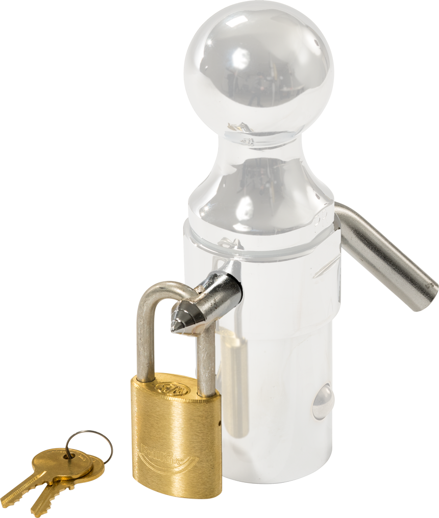 #2621 Oe Gooseneck Ball Security Kit - Brass Clipart (860x1016), Png Download