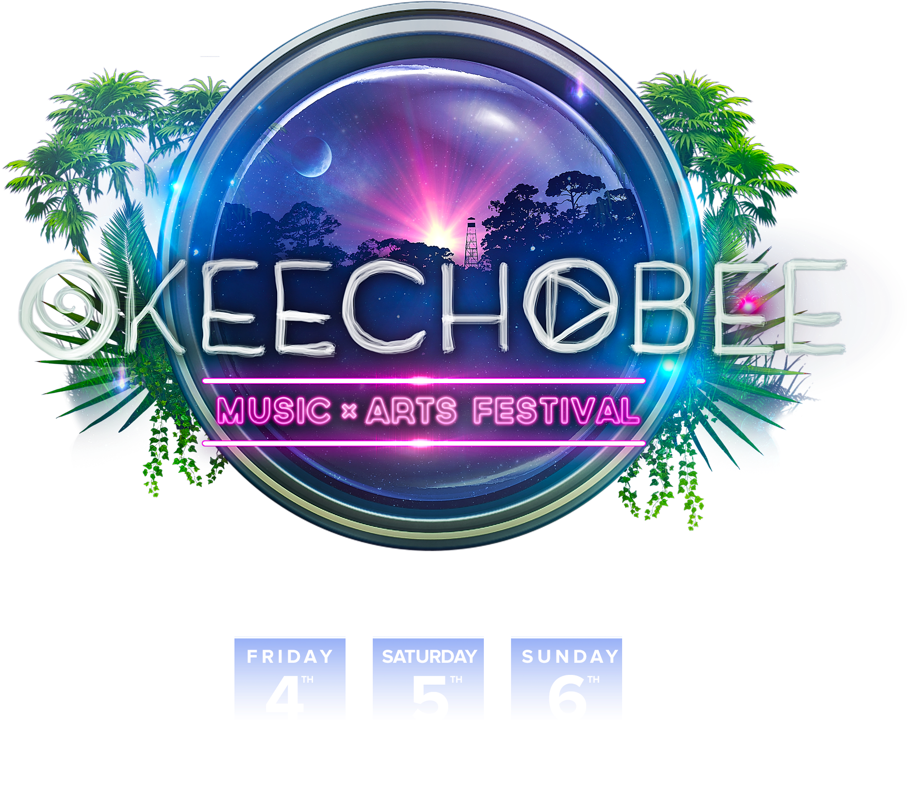 Okeechobee Music Festival Logo - Music Clipart (2000x1800), Png Download