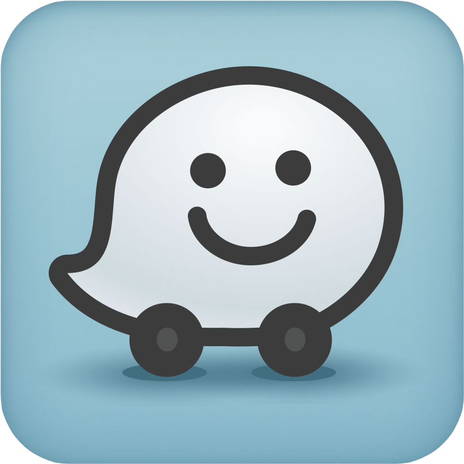 Waze - Waze Google Maps Apple Maps Clipart (1024x1024), Png Download