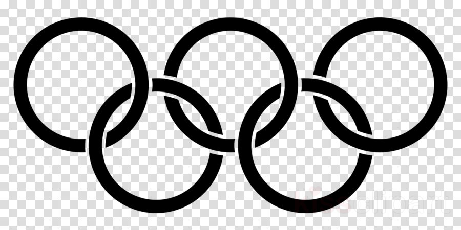 Olympic Rings Clipart At Getdrawings - Black And White Glasses Clipart - Png Download (900x450), Png Download