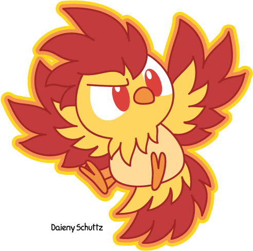 Phoenix Chibi Png Clipart (600x600), Png Download