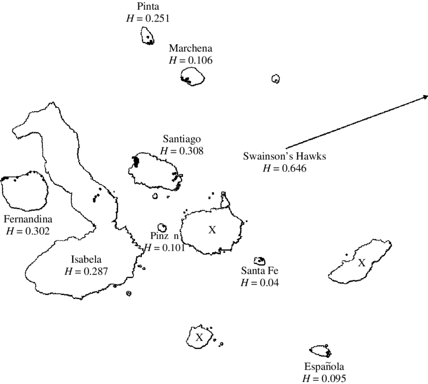 Population Drawing Line - Printable Galapagos Islands Map Clipart (850x763), Png Download
