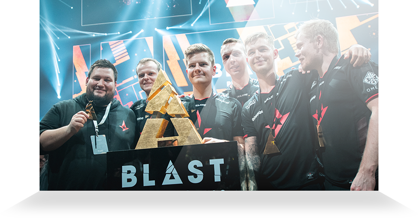 Blast Pro Series Winners - Crew Clipart (858x447), Png Download