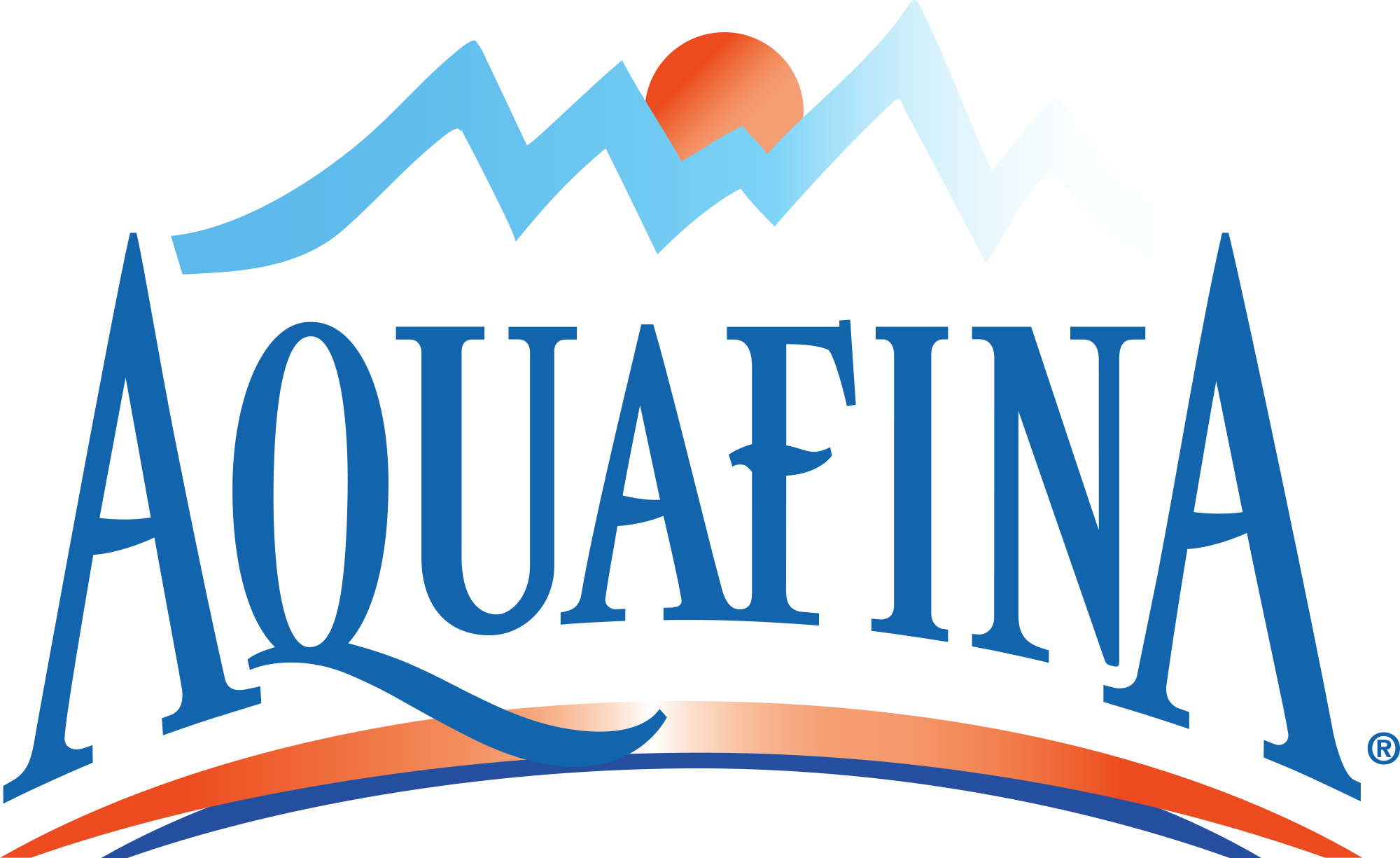 Aquafina Logo Png Clipart (2000x1225), Png Download