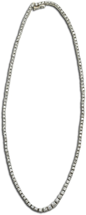 Diamond-necklace - Bangle Clipart (432x895), Png Download