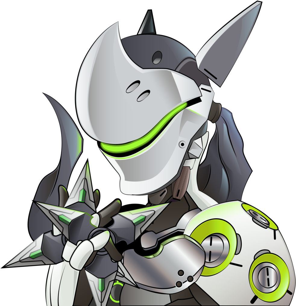 #ana #doomfist #junkrat #lucio #mcree #mercy #overwatch - Overwatch Genji Png Clipart (1024x1064), Png Download