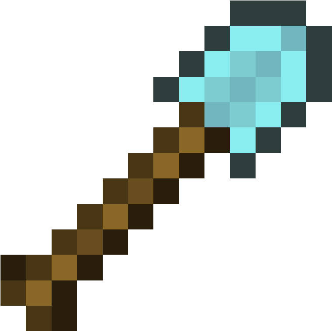 Golden Shovel Minecraft Clipart (807x806), Png Download