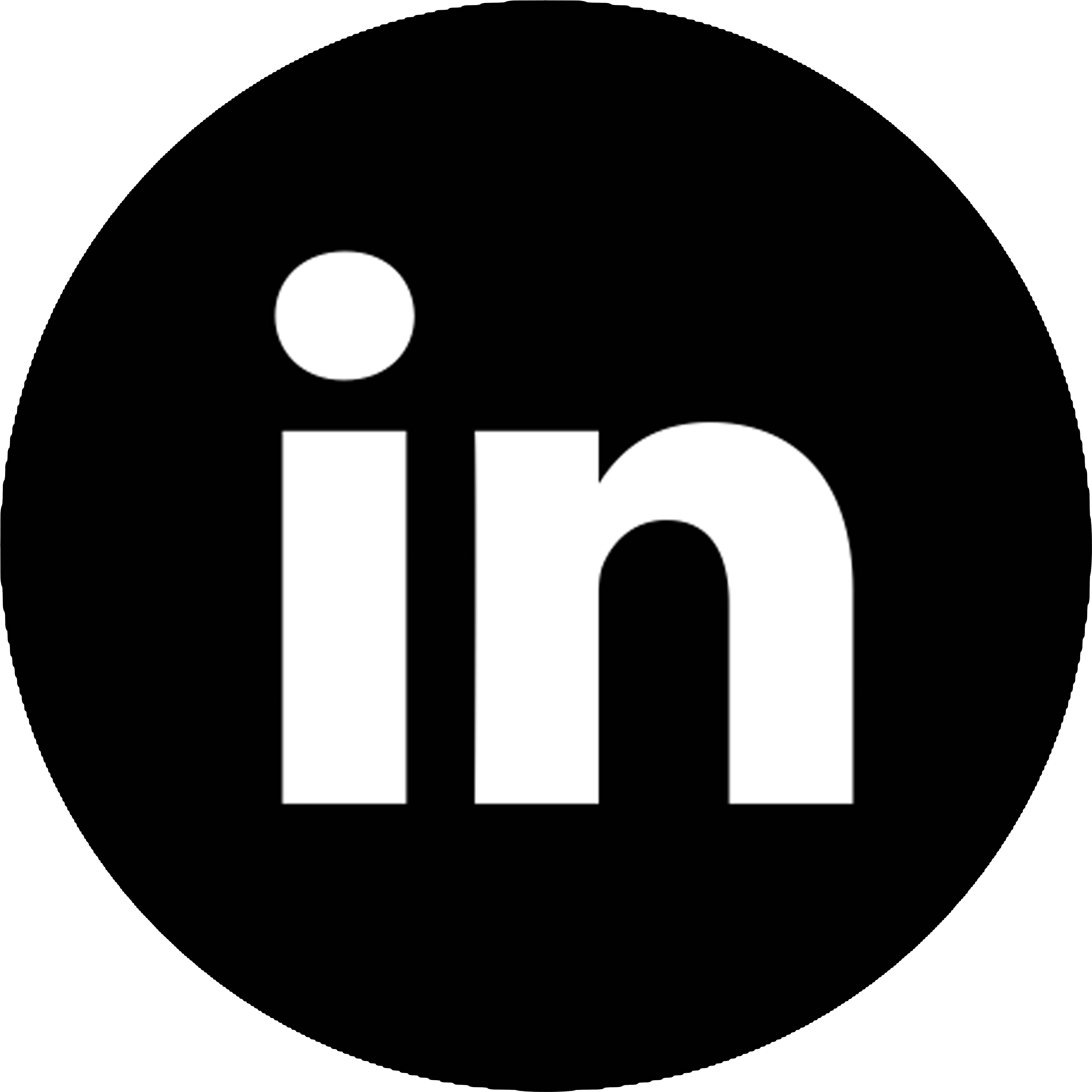 Linkedin Logo White Circle Transparent Png Linkedin - Transparent Logo Snapchat Round Clipart (5906x5906), Png Download
