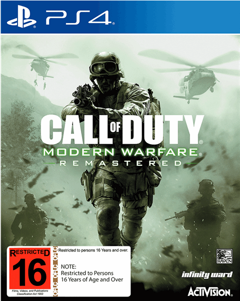Call Of Duty - Cod Mw Remastered Ps4 Clipart (600x600), Png Download
