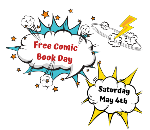 Free Comic Book Day - Promoción De La Actividad Física Clipart (600x514), Png Download