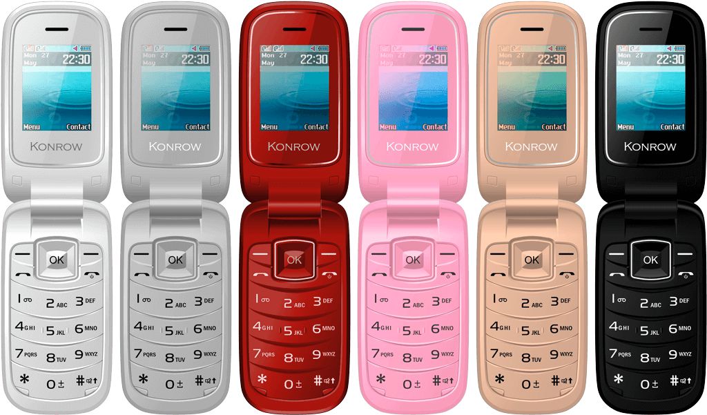 Image Mobile K-flip Couleurs - Feature Phone Clipart (1024x724), Png Download