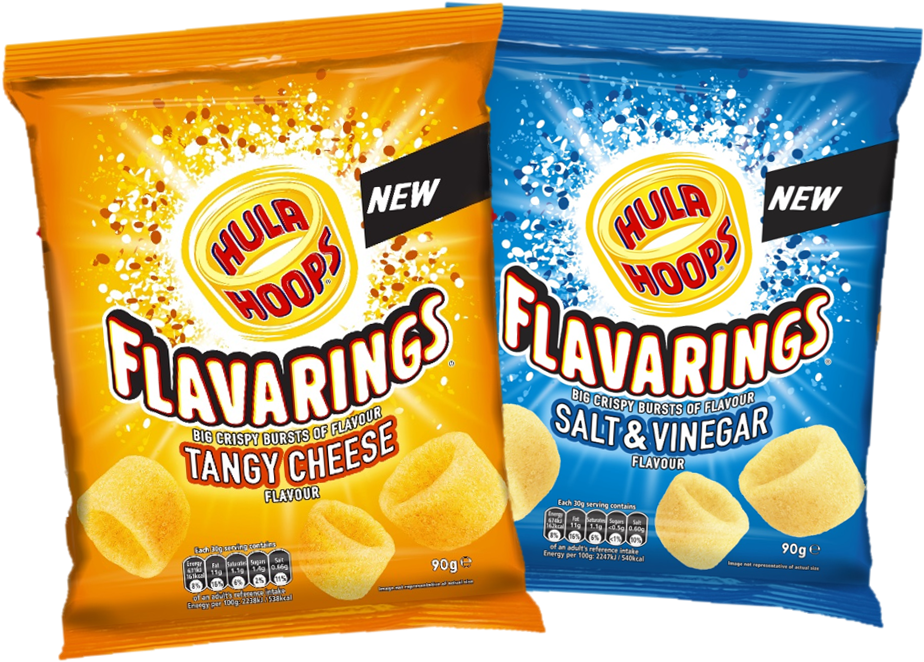 Flavarings - New Hula Hoops Flavarings Advert Clipart (938x684), Png Download
