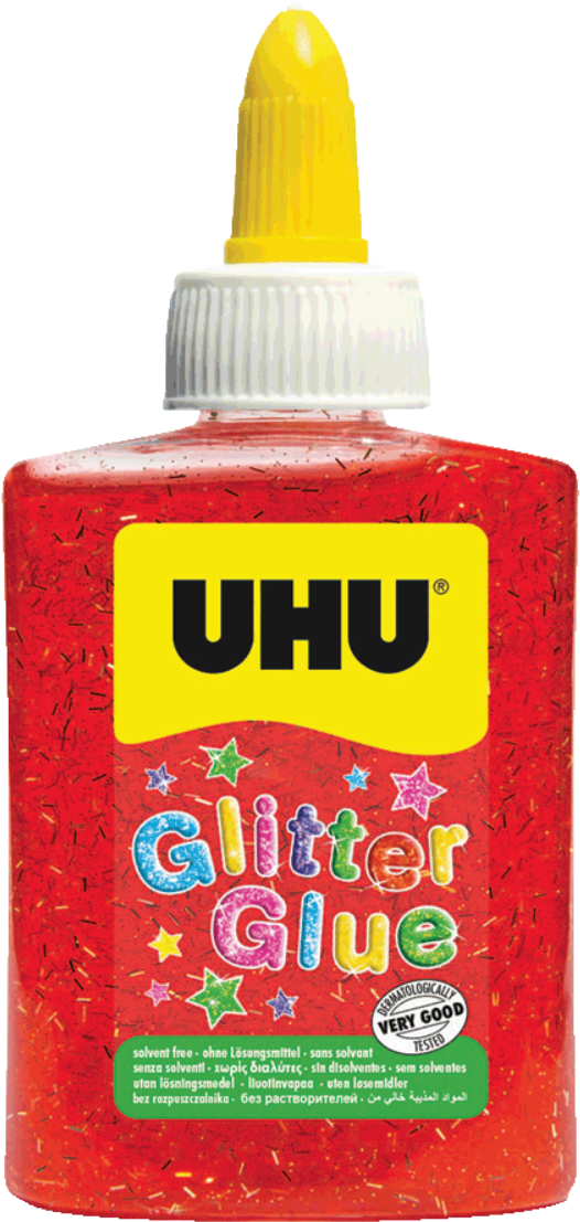 Colored Adhesive With Glitter Particles - Adhesive Clipart (526x1107), Png Download